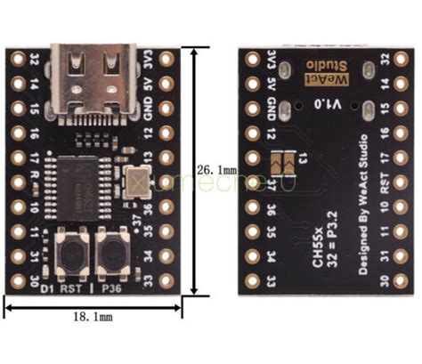 ch mini core board type  usb learning development  arduino  system