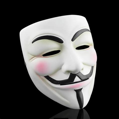 resin   vendetta mask  halloween masquerade prop anonymous guy fawkes fancy dress adult