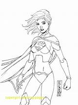 Supergirl Coloring Pages Printable Getcolorings sketch template