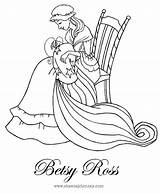 Coloring Ross Betsy Pages American Printable Book sketch template