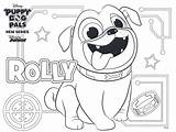 Pals Rolly Tots Pug Rufus Hissy sketch template
