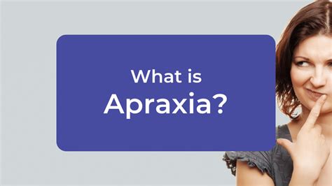 apraxia  speech  adults definition     communication