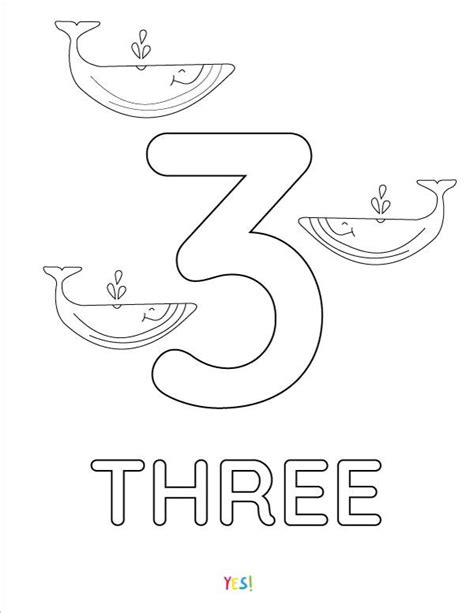 printable numbers coloring pages