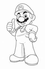 Mario Coloring Pages Super Printable Kids Bros Print Book Party Printables Create sketch template