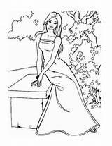 Barbie Coloring Pages Disney Creative sketch template