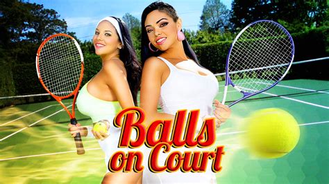 missy martinez and selena rose in balls on court