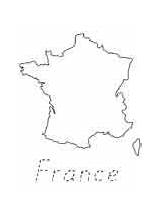 France Coloring Map Pages Ws sketch template