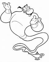 Aladdin Genie Drawing Coloring Pages Disney Printable Aladin Cartoon Drawings Sheets Kids Lamp Book Colouring Amazing Characters Gif Cute Do sketch template