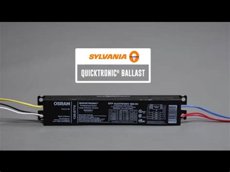 sylvania quicktronic ballast product spotlight youtube