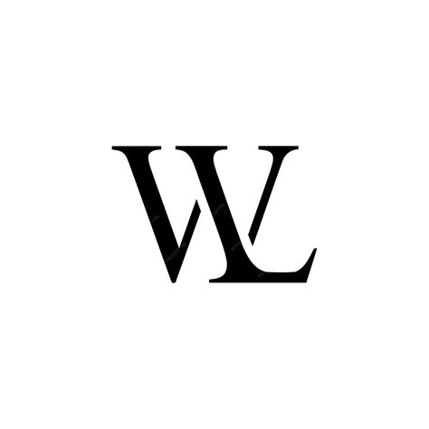 premium vector wl logo design