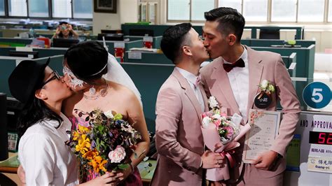 After A Long Fight Taiwan’s Same Sex Couples Celebrate New Marriages