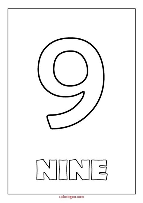 number  coloring pages  blog