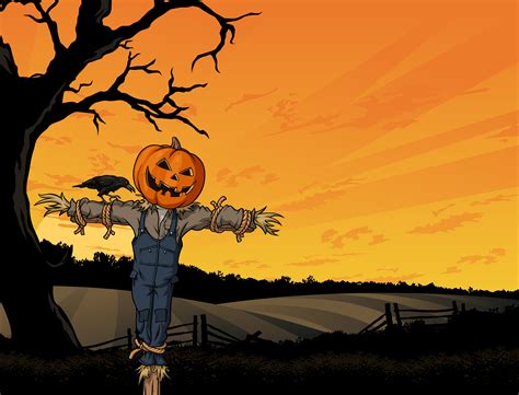 scarecrows  pumpkins wallpaper wallpapersafaricom
