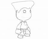 Sackboy Printable Coloring Template Pages sketch template