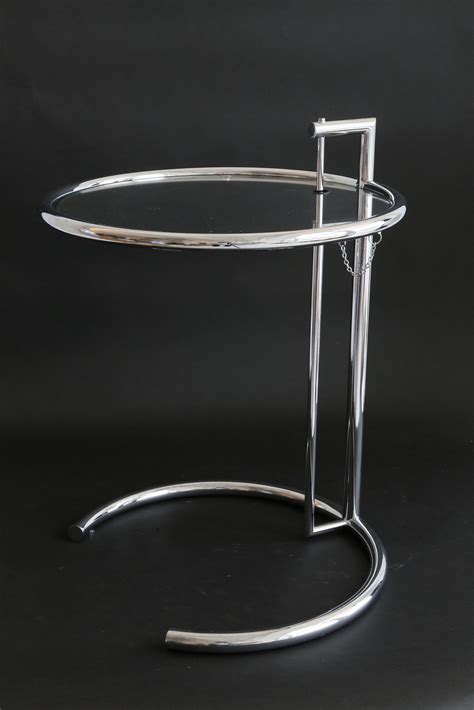 contemporary chrome  glass table contemporary chrome  glass adjustable  table