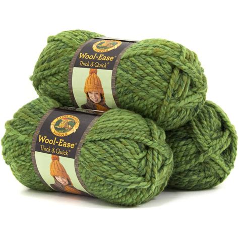 lion brand wool ease thick  quick yarn woolacrylic blend pack   walmartcom walmartcom