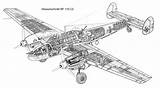 Messerschmitt Cutaway Zapisano Luftwaffe sketch template