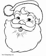 Coloring Christmas Pages Santa Claus sketch template
