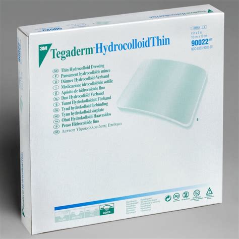 tegaderm hydrocolloid thin dressing cm  cm square