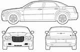 Chrysler 300c Spares sketch template