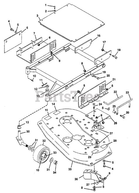 gravely 888005 gravely 40 deck for pro walk mower sn 000101