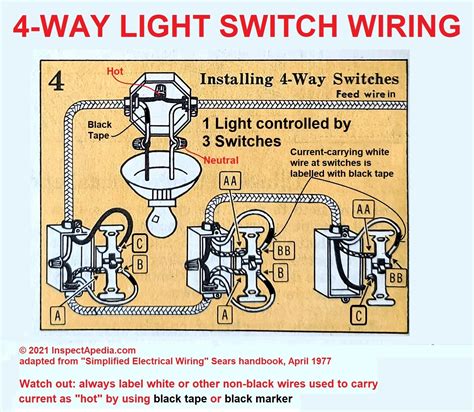 light  switch wiring diagram