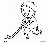 Hockey Coloring Pages Player Cool2bkids Kids Printable sketch template