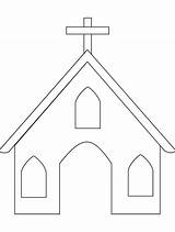 Church Coloring Pages Kids Printable Para Iglesia Coloring4free Children School Crafts Building Sheets Sunday Bestcoloringpages Preschool Color Bible Family Printables sketch template