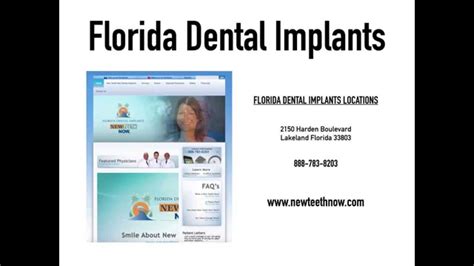 Florida Dental Implants Reviews Orlando Fl Dentist Reviews Youtube