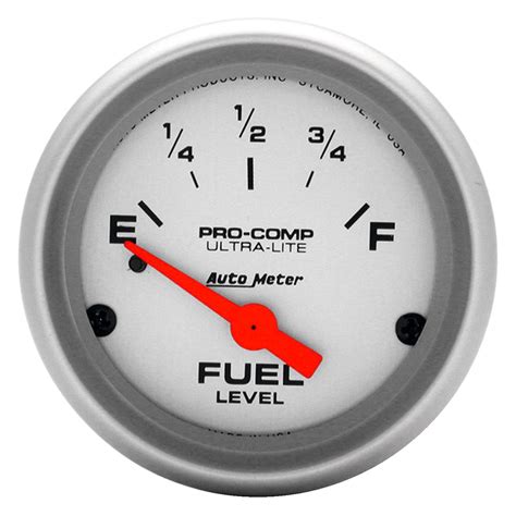 auto meter  ultra lite series   fuel level gauge
