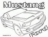 Coloring Pages Mustang Ford Car Boys Cars Kids Printable Print Late Model Logo Book Boy Race Sheets Drawing Gt Color sketch template