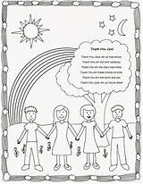 Coloring God Thank Pages Prayer Kids Color Bible Church Children Cute Verse Preschool Made Drawn2bcreative Sunday School Jesus Always Colour sketch template