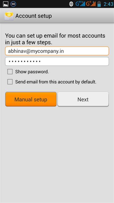 Email How Can I Set Up A New Account Using A