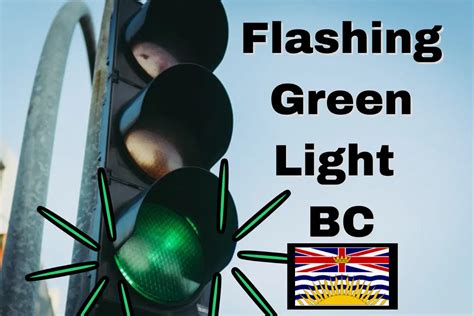 flashing green light bc traffic light  confuse