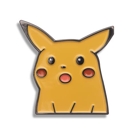 Surprised Pikachu Pin Lapel Pin Soft Enamel Pingame Etsy