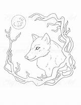 Moon Wolves sketch template