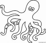 Octopus Coloringall Automatically sketch template