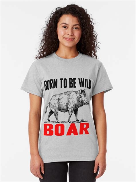 wild boar  shirt  impactees redbubble