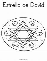 Coloring David Star Jewish Estrella Pages La Religious Havdalah Candle Twistynoodle Built California Usa Noodle Oval Favorites Login Add Synagogue sketch template