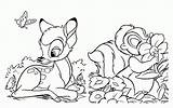 Bambi Flower Thumper Coloring Popular sketch template