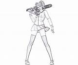 Juliet Chainsaw Lollypop Starling sketch template
