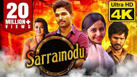 sarrainodu hindi dubbed version   indian film  hits  million views  youtube