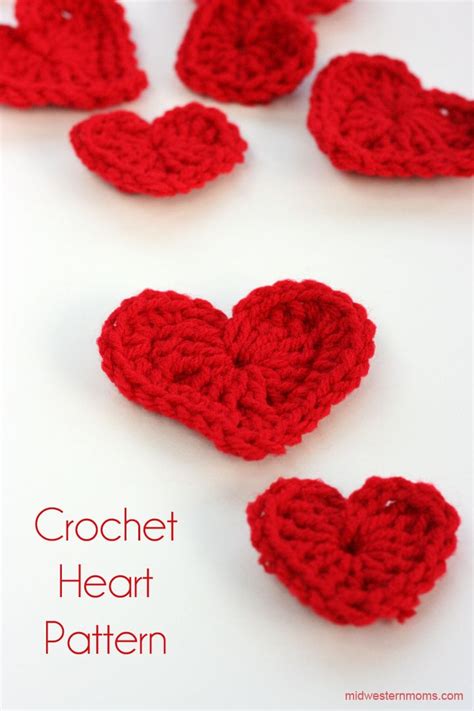 crochet heart patterns