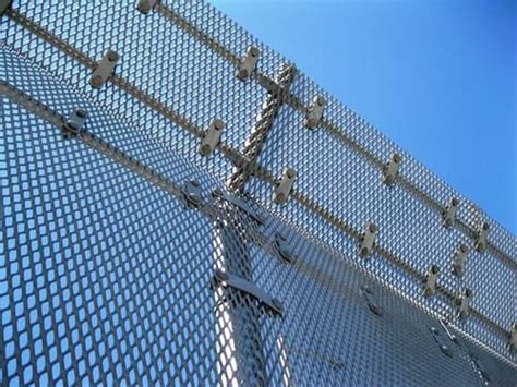 Expanded Metal Security Fence For Preventing Climbing Keeping Invaders Out