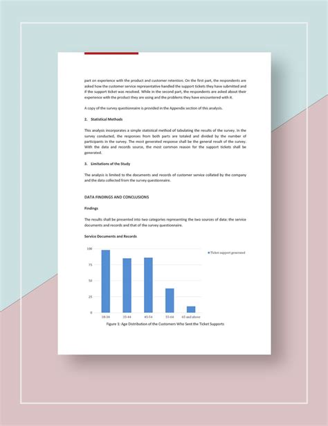 data analysis plan template  pages ms word gdocslink
