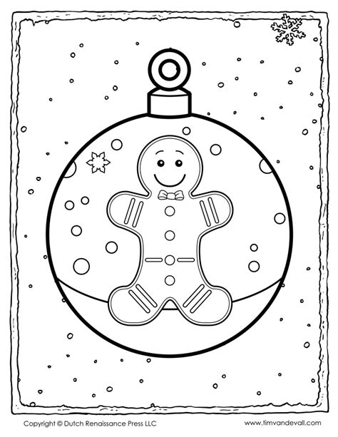 ornament coloring page tims printables