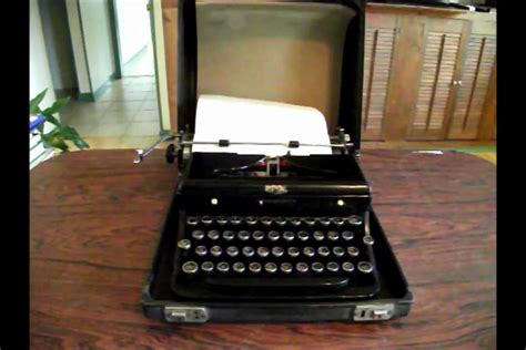 black royal portable typewriter  sale sold youtube