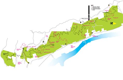 forest park hikes map map san luis obispo