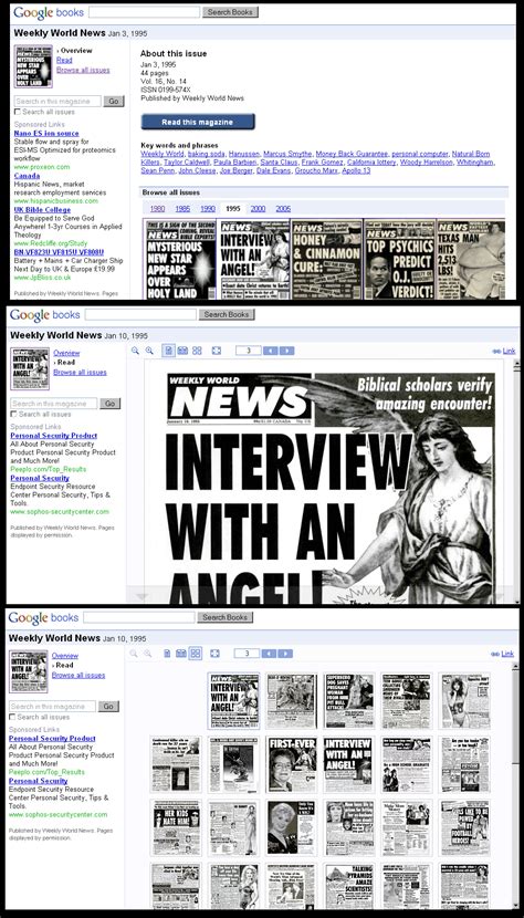 satirical paper weekly world news  google books