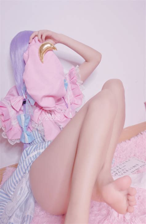 patchouli knowledge ero cosplay all about the feet